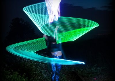 LED Show und Walking Act mit Miigaa