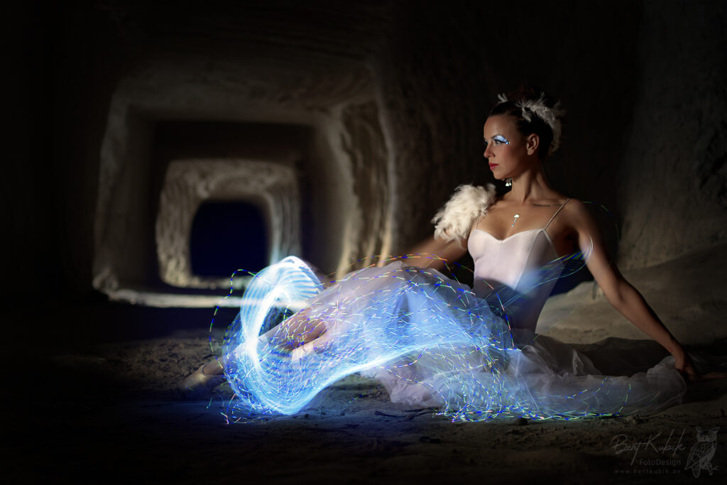 Ballett Pose im Tutu von Christiane Meyer Foto von Bert Kubik Bearbeitet von Nicole Reinhardt