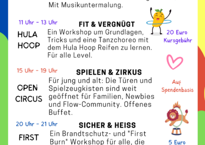 Ein bunter Nachmittag voller kreativer Bewegungs Workshops in Stuttgart, Deutschland