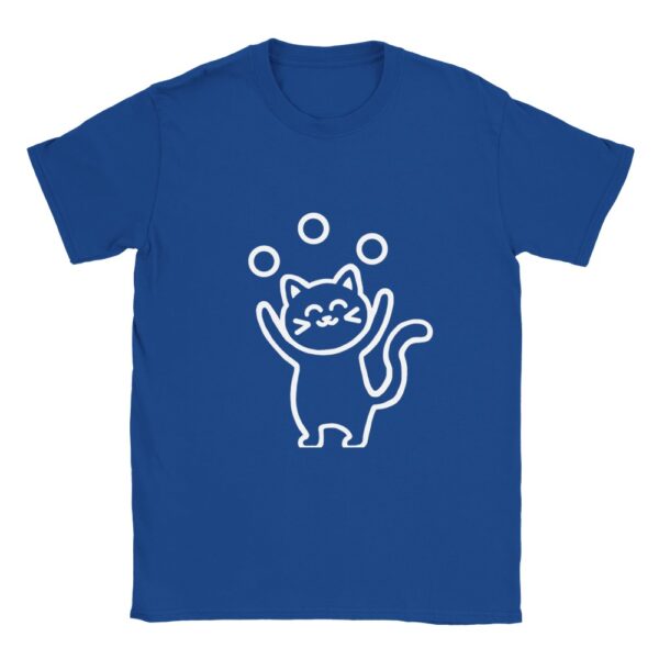 Cute Juggling Cat – Weiches Unisex T-Shirt mit klassischem Rundhalsausschnitt – Bild 9