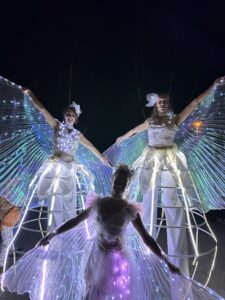 Laternenlauf Mercedes Benz. Walking Act mit LED /Miigaa