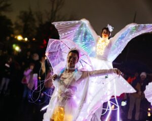 Laternenlauf Mercedes-Benz Museum und VfB Stuttgart am 11.11.2014 Foto: Thomas Niedermüller / www.niedermueller.de