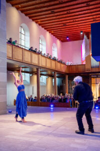 Tanz-O-Sax, Foto von Sylvia Bechle Rolf Most, Christiane Meyer und Thomas Meyer geben ein außerordentliches Konzert für alle Sinne.